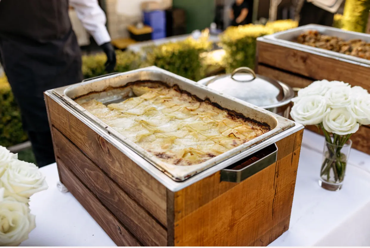 Buffet service by Grapevine Catering