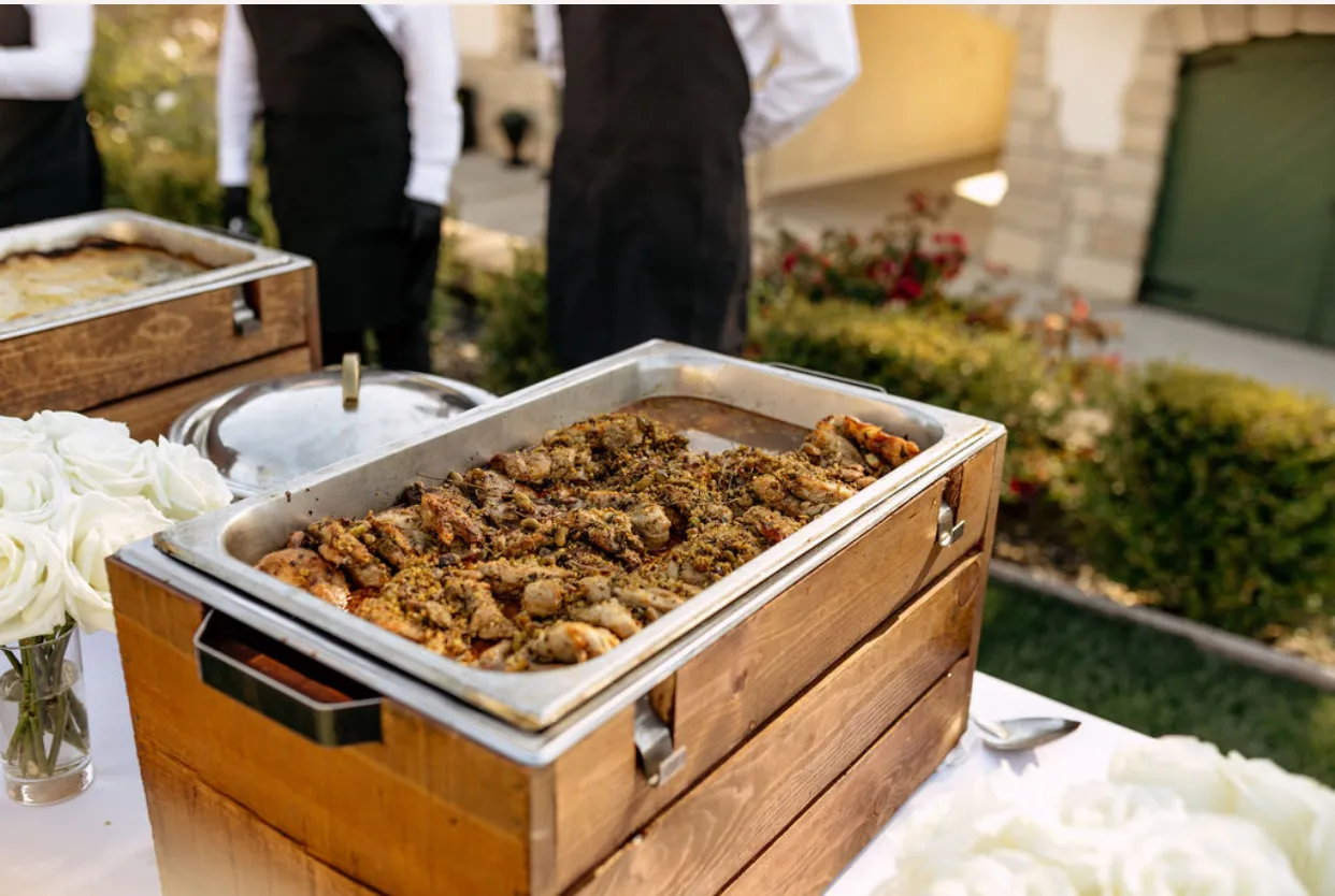 Buffet service by Grapevine Catering