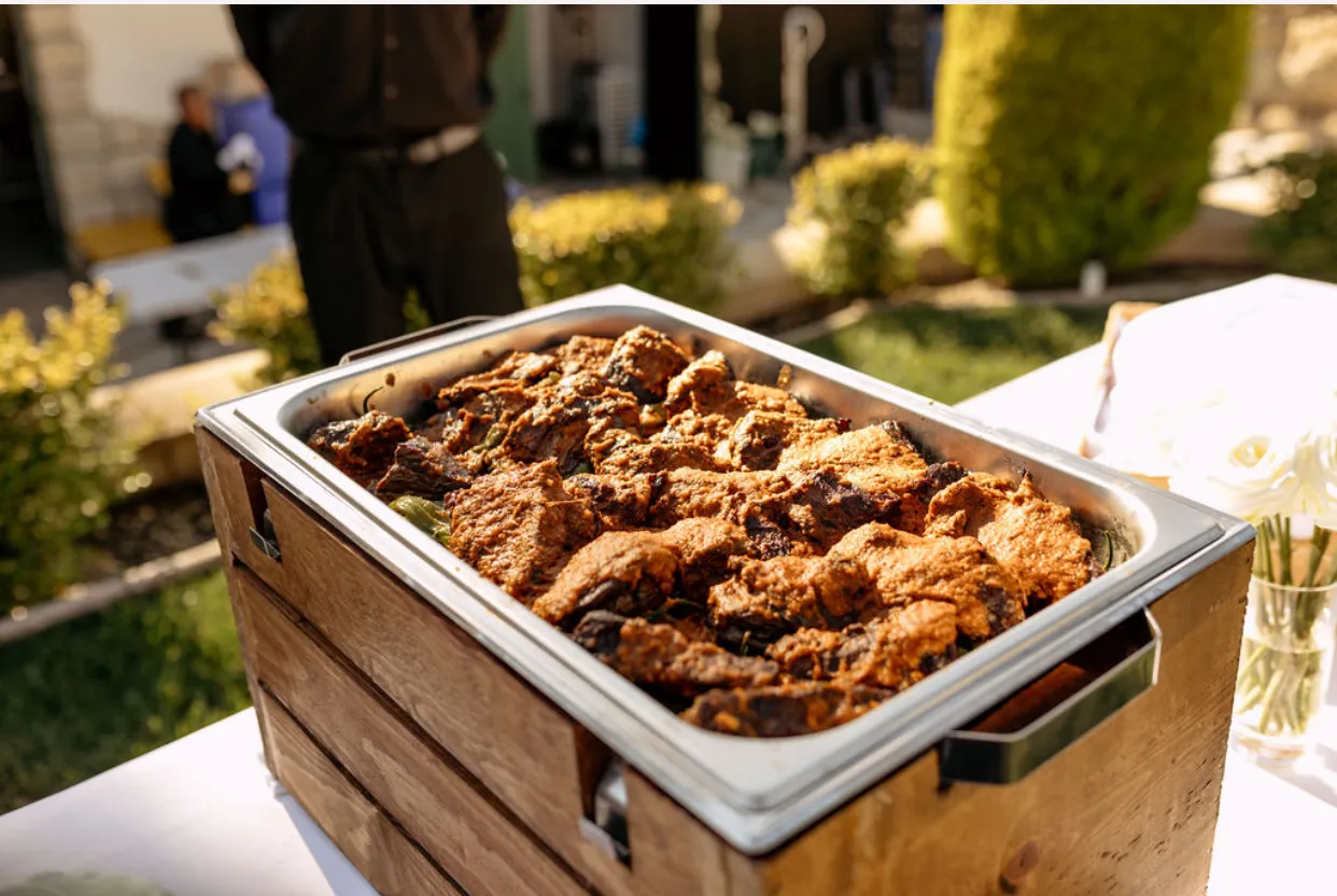 Buffet service by Grapevine Catering