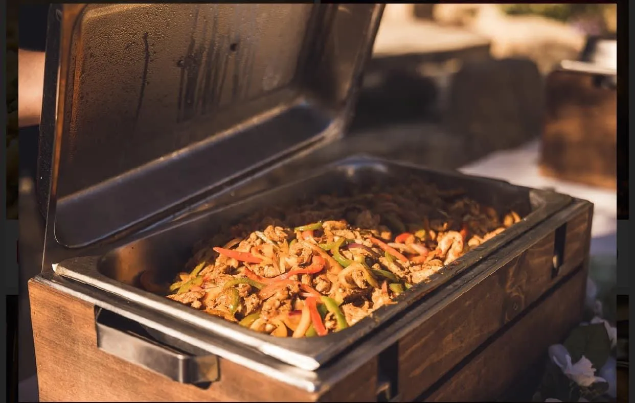 Buffet service by Grapevine Catering