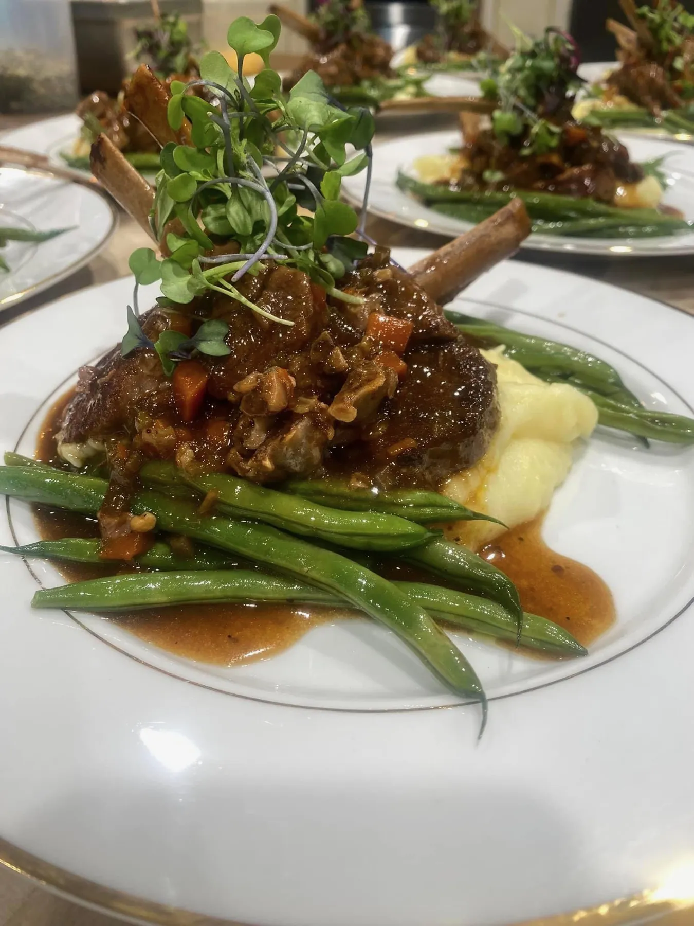 Plated to a fine dining standard