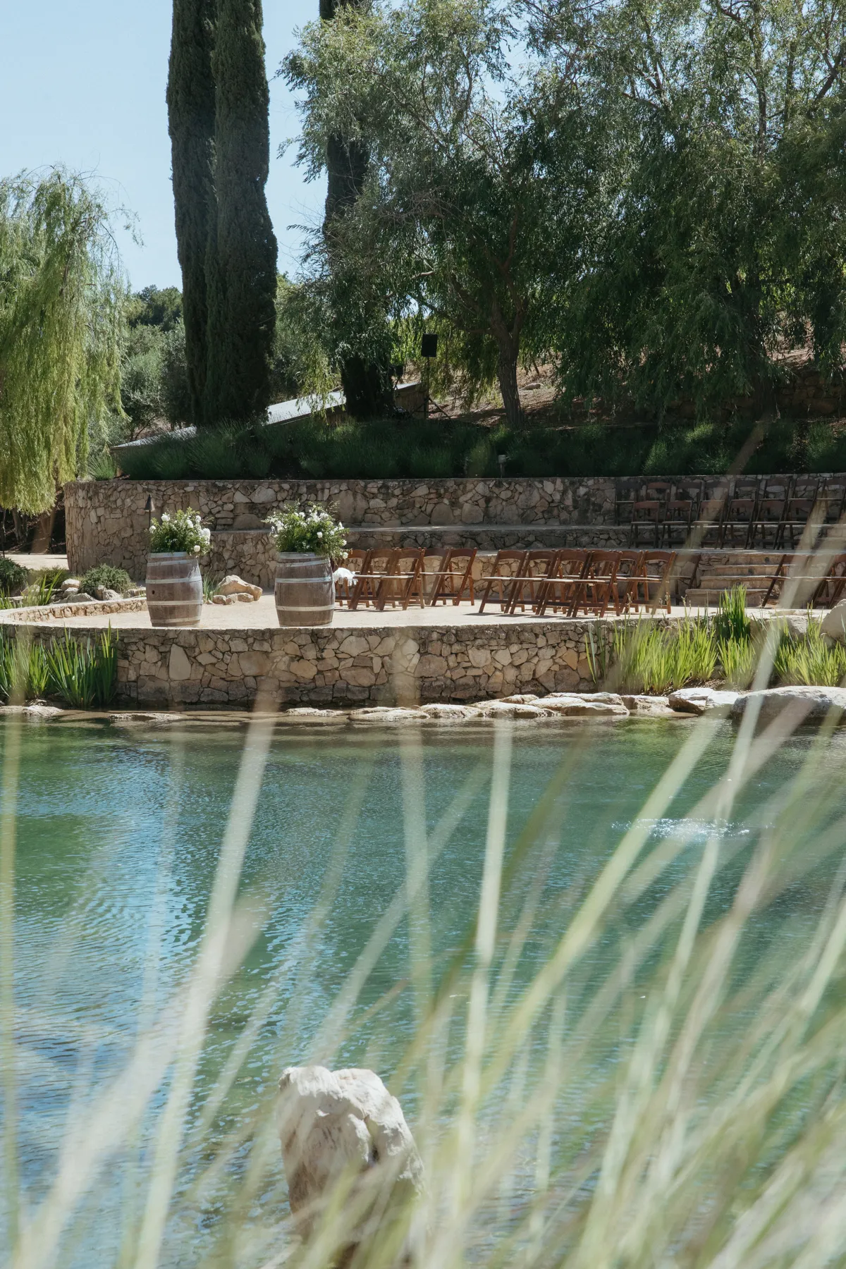 Tables and venue settings at a Grapevine Catering event